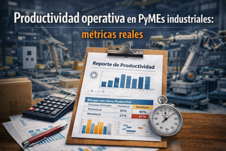 productividad operativa en pymes industriales