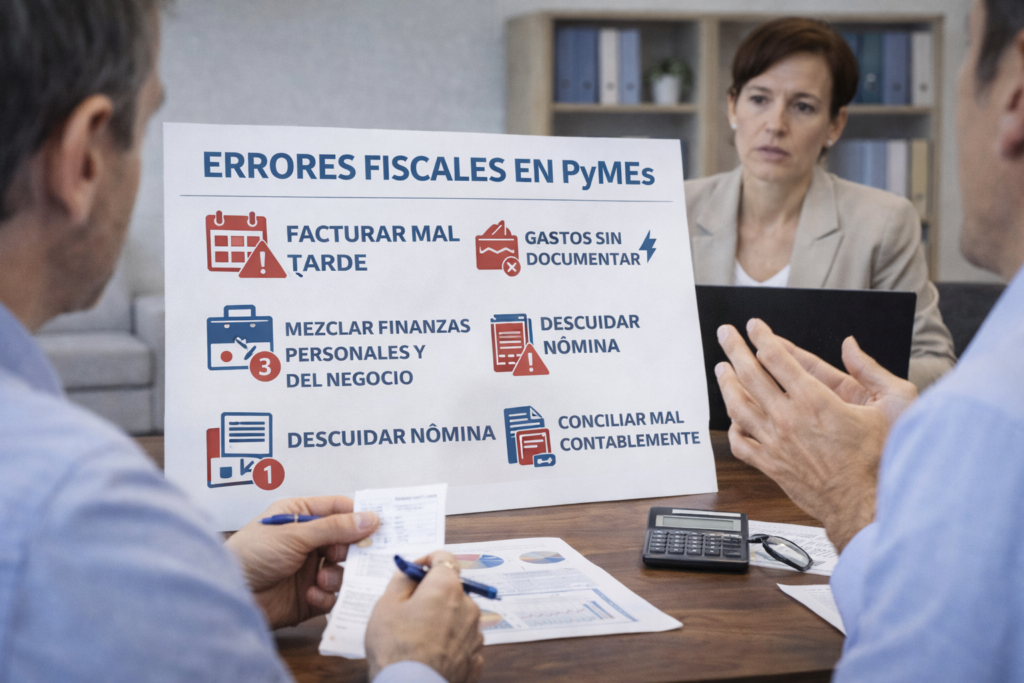 Errores fiscales comunes en PyMEs que terminan costando dinero