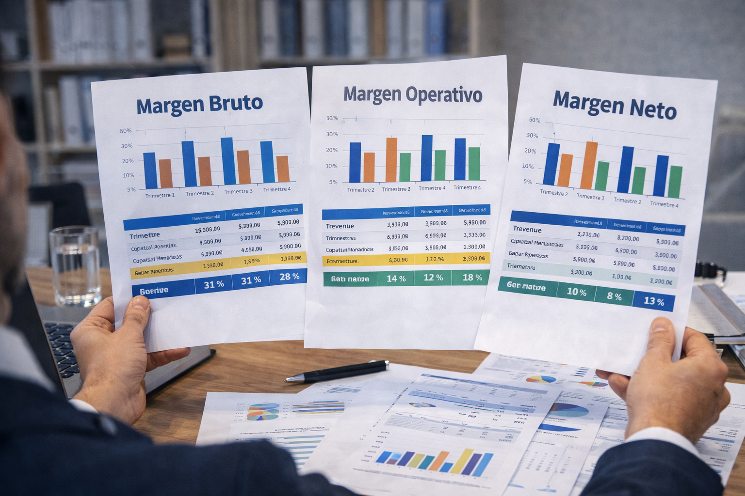 margen bruto margen operativo y margen neto