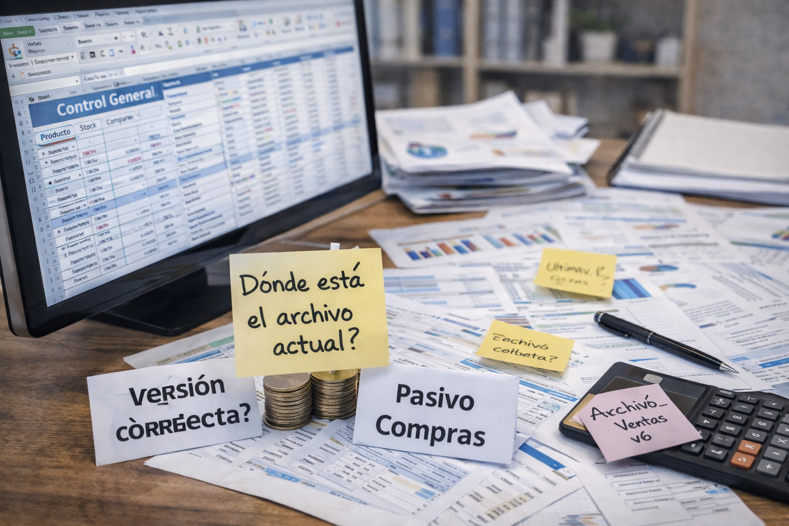 control con Excel