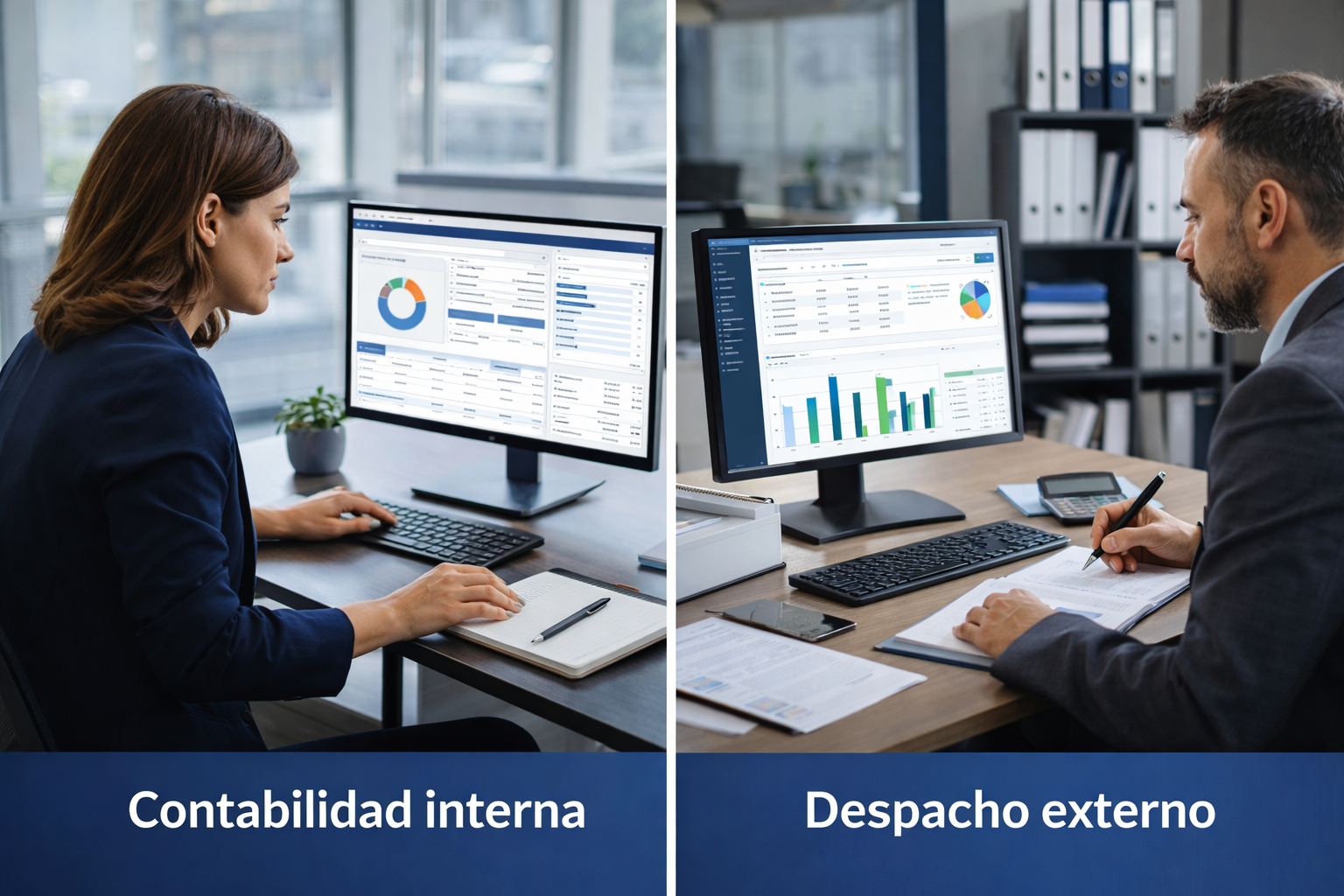 contabilidad interna o despacho externo