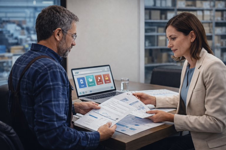 ERP en una PyME industrial vs comercial